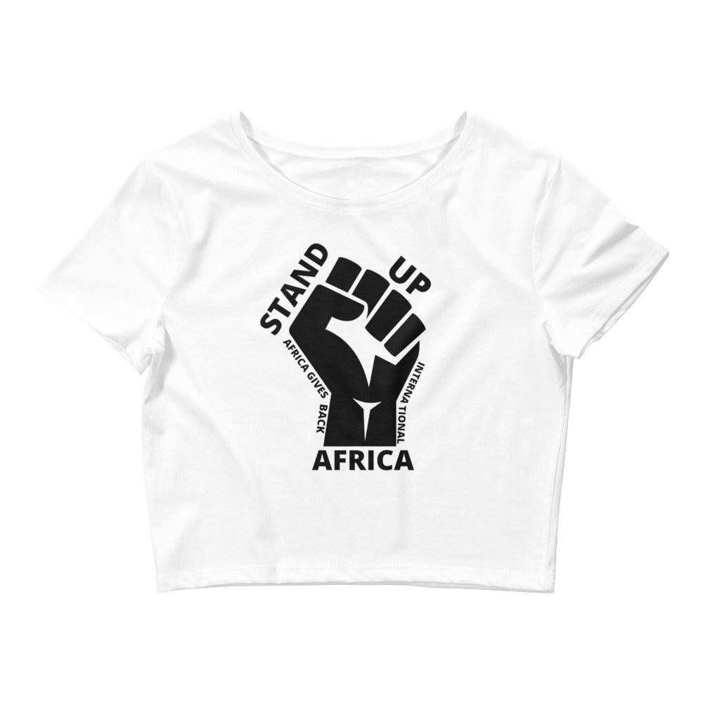 STAND UP AFRICA - CROP TOP – Africa Gives Back International